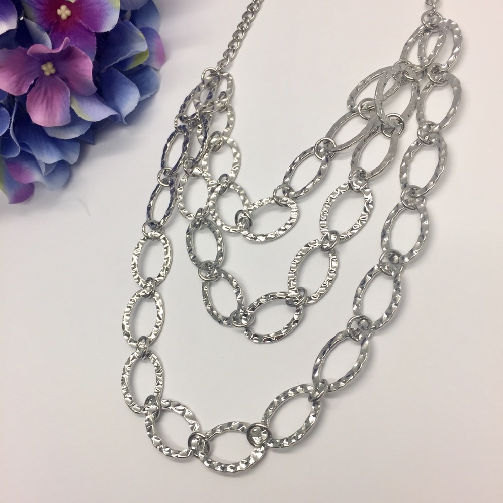  2/$24 Layered Chain Statement Necklace